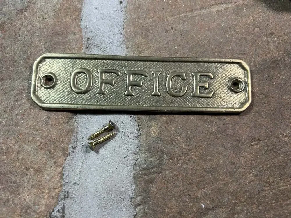 N/A door brass office